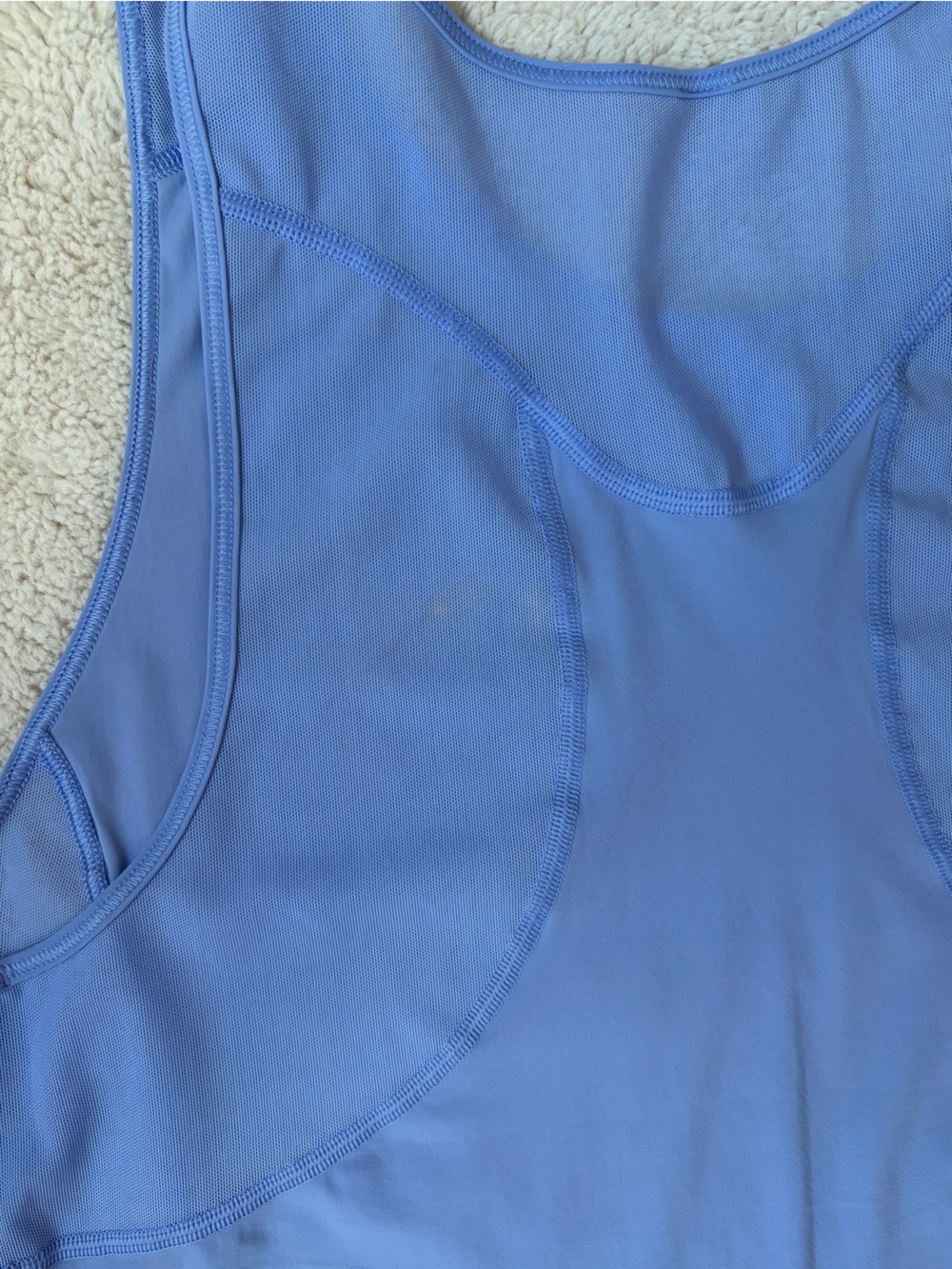 Lululemon Light Blue Periwinkle Women's Sculpt Tank II Top Size 10 - Picture 9 of 9